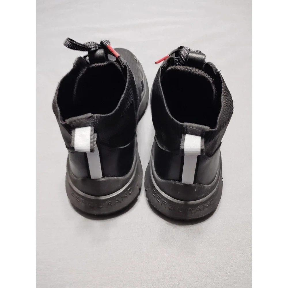 Cole Haan C32419 Generation ZeroGrand Black Lace-Up High-Top Shoes Men 9 Preppy*
